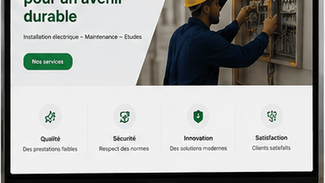 Site web Vision Electric